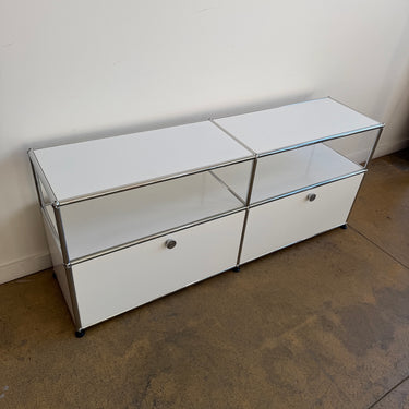 USM Haller 2X2 Media Console - Pure White