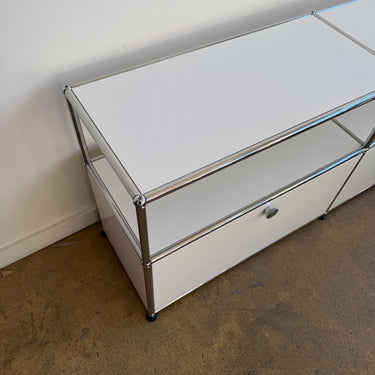 USM Haller 2X2 Media Console - Pure White