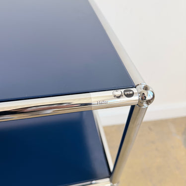 USM Haller 2X2 Media Console - Steel Blue