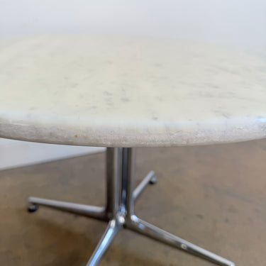 Rare! Herman Miller Eames La Fonda Round Marble Coffee Table
