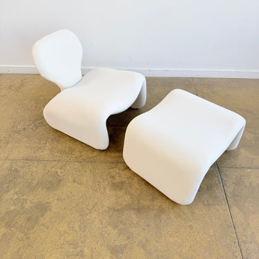 Olivier Mourgue Djinn Chair & Ottoman for Airborne 1960s