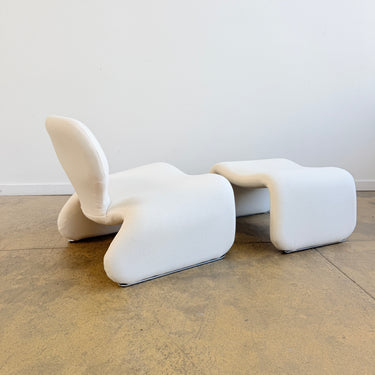Olivier Mourgue Djinn Chair & Ottoman for Airborne 1960s