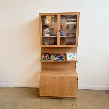 Danish Modern Kai Kristiansen Oak Wall-Mounted Shelving by FM Møbler