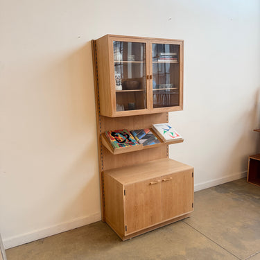 Danish Modern Kai Kristiansen Oak Wall-Mounted Shelving by FM Møbler