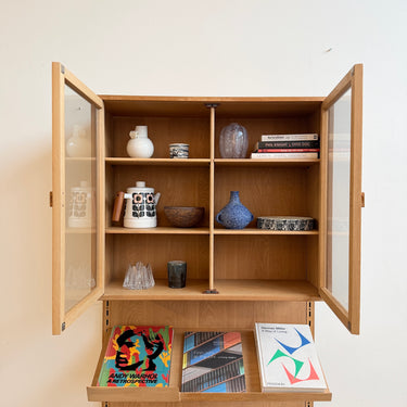 Danish Modern Kai Kristiansen Oak Wall-Mounted Shelving by FM Møbler