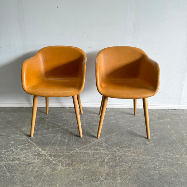 Muuto Fiber Armchair Wood Base