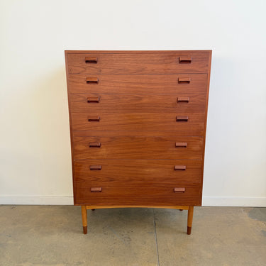 Danish Modern Borge Mogensen Large Teakwood 7- Drawer Dresser