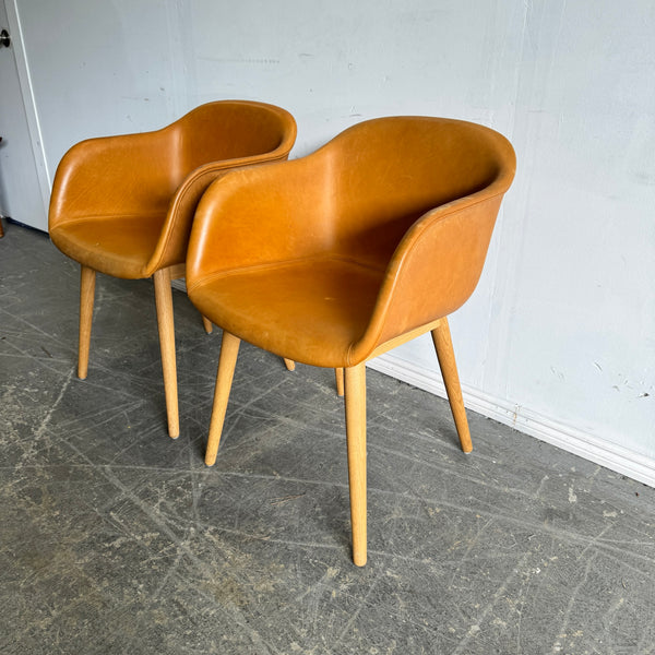 Muuto Fiber Armchair Wood Base
