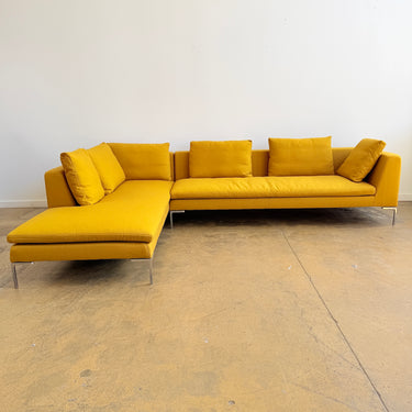 B&B Italia Charles Sectional Sofa by Antonio Citterio - Maharam Nico Fabric