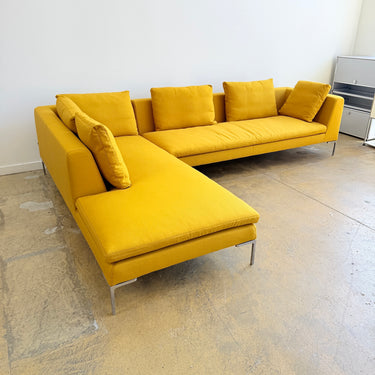 B&B Italia Charles Sectional Sofa by Antonio Citterio - Maharam Nico Fabric