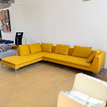 B&B Italia Charles Sectional Sofa by Antonio Citterio - Maharam Nico Fabric