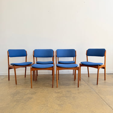 Danish Modern Erik Buch Model 49 Teak Dining chairs - Set of 6