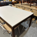 Crate and Barrel 72" Parson granite dining table