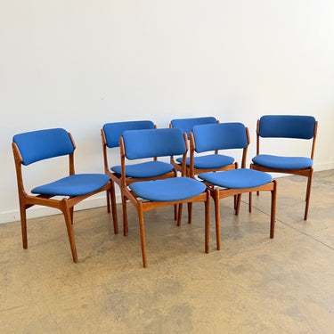 Danish Modern Erik Buch Model 49 Teak Dining chairs - Set of 6