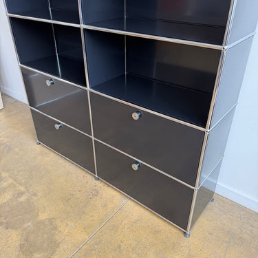 USM Haller shelving (R2) - Graphite Black