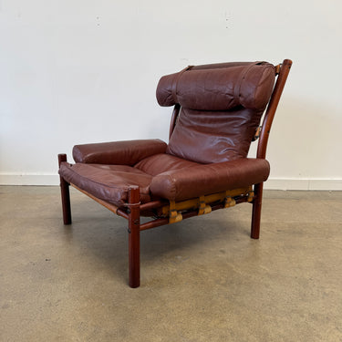 Vintage Arne Norell "Inca" Lounge Chair, Sweden, 1970s