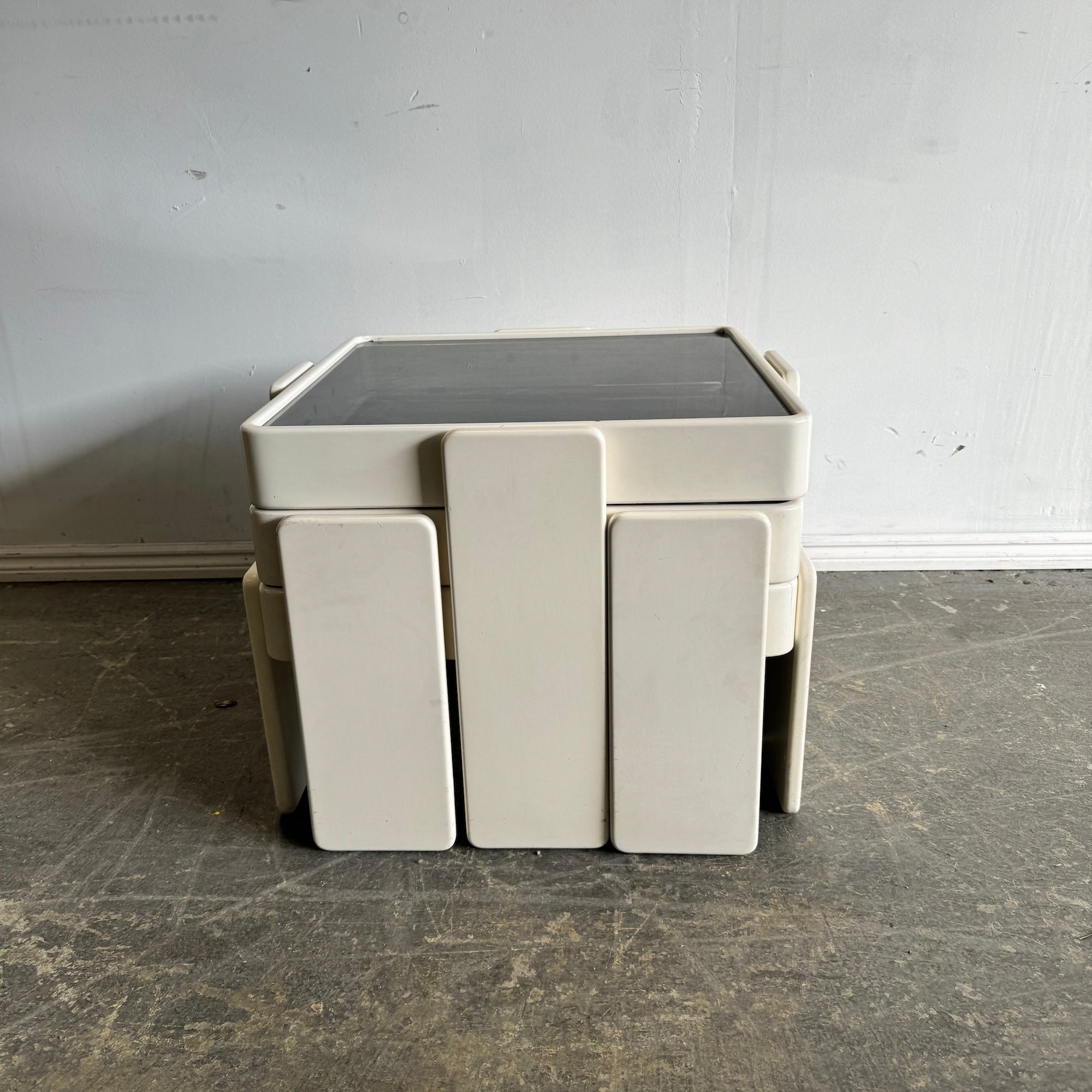 Vintage Nesting Tables by Gianfranco Frattini for Cassina, 1970s