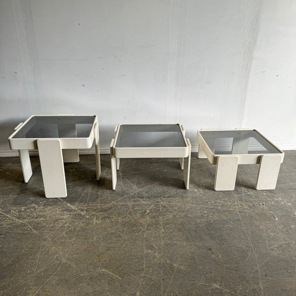 Vintage Nesting Tables by Gianfranco Frattini for Cassina, 1970s