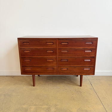 Danish Modern Rosewood 8 Drawer dresser by Poul Hundevad (Refinished)
