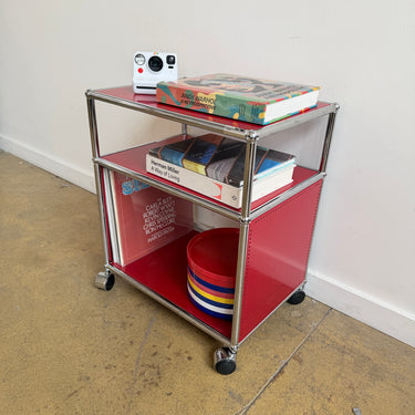 USM Haller Compact Music Station - Ruby Red