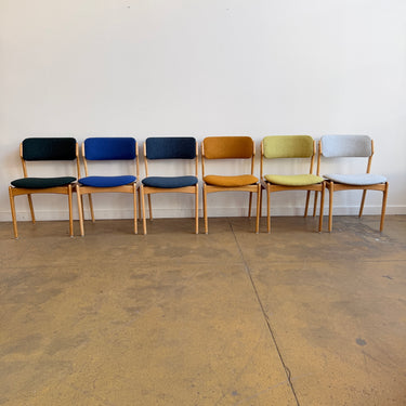 Danish Modern Erik Buch Model 49 Oakwood Dining chairs