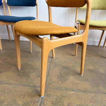 Danish Modern Erik Buch Model 49 Oakwood Dining chairs