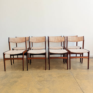 Danish Modern Rosewood Chairs by Erik Buch for Anderstrup Stolefabrik -  Set of 8