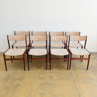 Danish Modern Rosewood Chairs by Erik Buch for Anderstrup Stolefabrik -  Set of 8