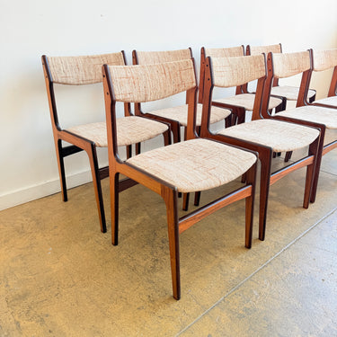 Danish Modern Rosewood Chairs by Erik Buch for Anderstrup Stolefabrik -  Set of 8