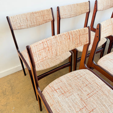 Danish Modern Rosewood Chairs by Erik Buch for Anderstrup Stolefabrik -  Set of 4