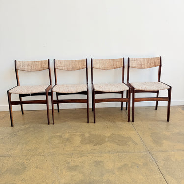 Danish Modern Rosewood Chairs by Erik Buch for Anderstrup Stolefabrik -  Set of 4