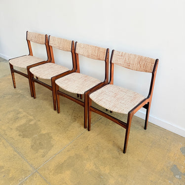 Danish Modern Rosewood Chairs by Erik Buch for Anderstrup Stolefabrik -  Set of 4
