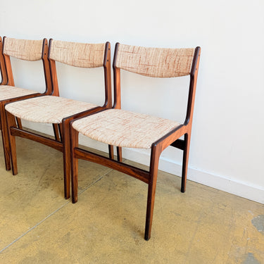Danish Modern Rosewood Chairs by Erik Buch for Anderstrup Stolefabrik -  Set of 4