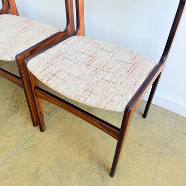 Danish Modern Rosewood Chairs by Erik Buch for Anderstrup Stolefabrik -  Set of 4