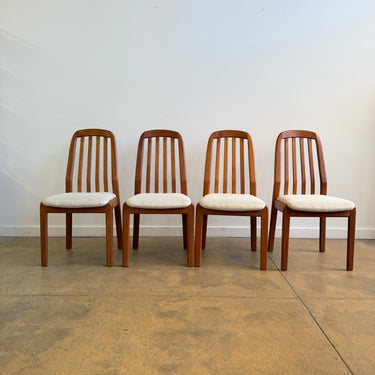 Danish Modern Teak Dining chairs by Dyrlund