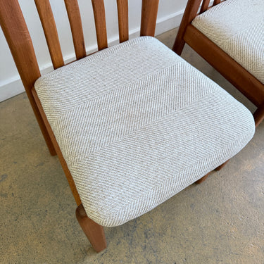 Danish Modern Teak Dining chairs by Dyrlund