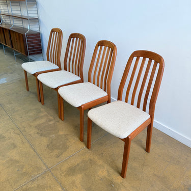 Danish Modern Teak Dining chairs by Dyrlund