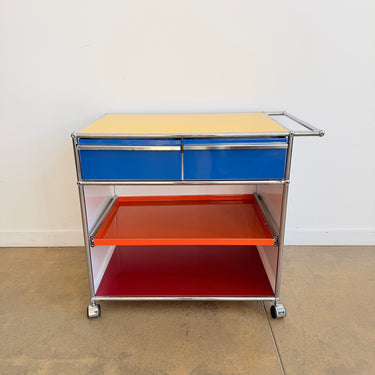 USM Haller Multicolor Rolling Storage Unit