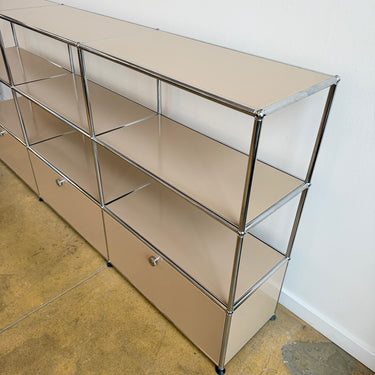 USM Haller Tall 3X3 Storage - Beige