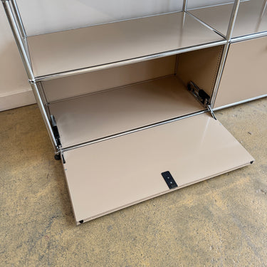 USM Haller Tall 3X3 Storage - Beige