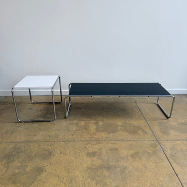Knoll Marcel Breuer Laccio Table Set - Black/ White