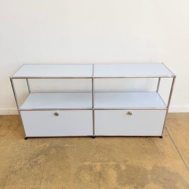USM Haller 2X2 Console - Light Grey