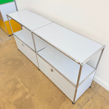 USM Haller 2X2 Console - Light Grey