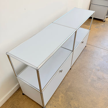 USM Haller 2X2 Console - Light Grey