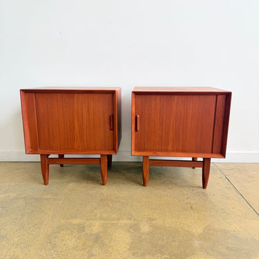 Danish Modern Rare Nightstands by Svend Aage Madsen for Falster