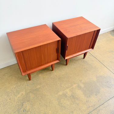 Danish Modern Rare Nightstands by Svend Aage Madsen for Falster