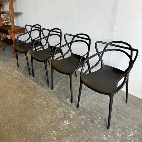 Kartell set of 4 Masters Chair