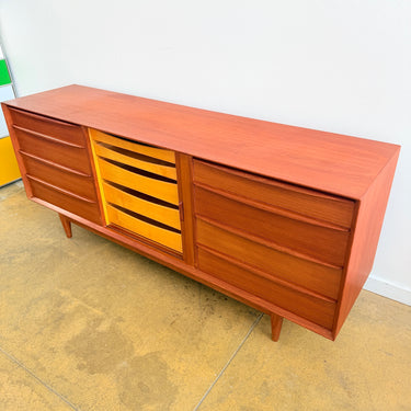 Danish Modern Teak Credenza by Svend Aage Madsen for Falster