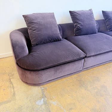 Design Within Reach Atlason Composed Modular Velvet Sofa
