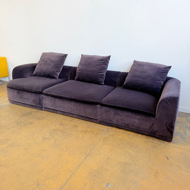 Design Within Reach Atlason Composed Modular Velvet Sofa